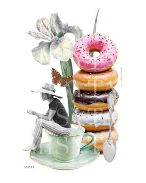 Un café con donuts